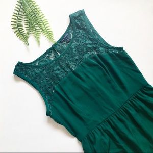 American Eagle Emerald Green Dress